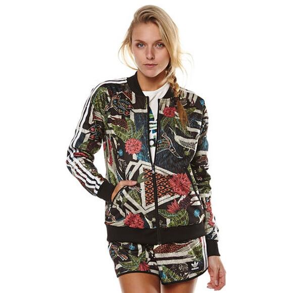 Adidas Xilofloresta Jacket Superstar Farm Tropical Jungle Sz Small - Picture 15 of 16